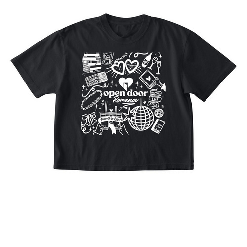 Bookstore Romance Day!, a Black Comfort Colors Boxy Tee
