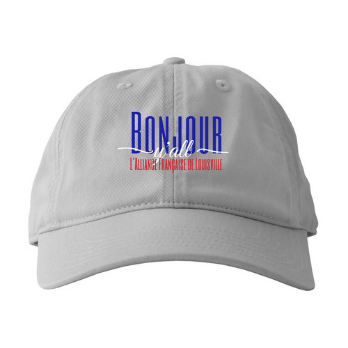 Bonjour y'all! Hat, a Dolphin Printed Eco Baseball Cap
