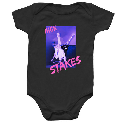 High Stakes Baby Onsie, a Black Infant Onesie