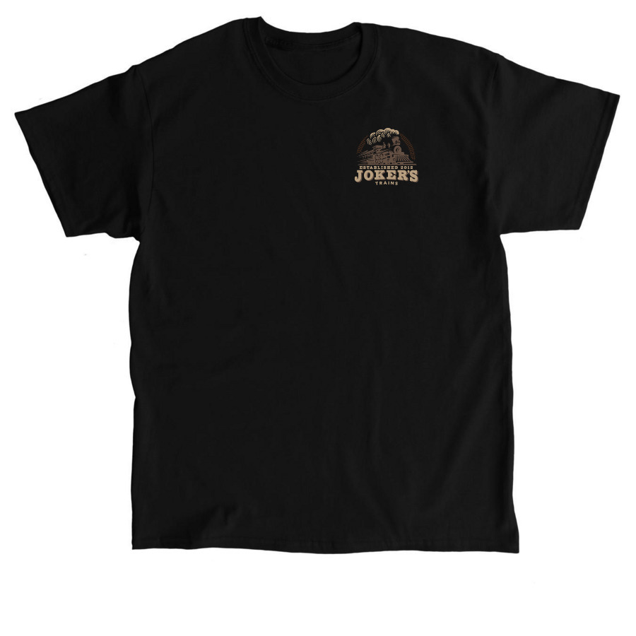 Jokers Trains, a Black Classic Unisex Tee