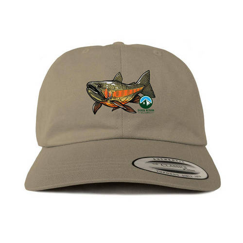 Golden Trout Hats, a Khaki Printed Classic Baseball Cap