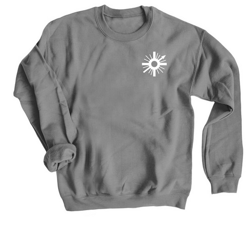 Behold the Lamb Sweatshirt, a Charcoal Crewneck Sweatshirt