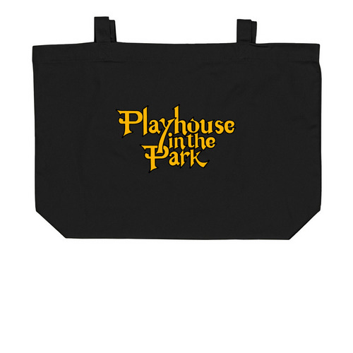PIP Tote Bag, a Black Large Organic Cotton Tote Bag