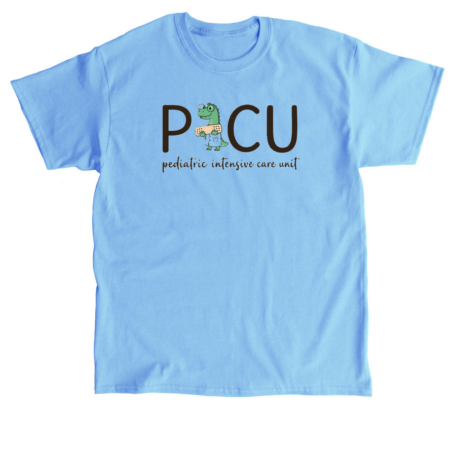PICU Dino, a Carolina Blue Classic Unisex Tee