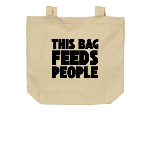 PIN Tote Bag, a Oyster Organic Cotton Tote Bag