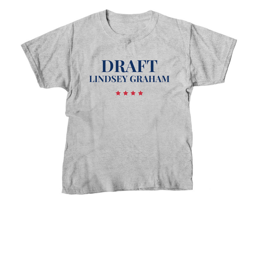 Draft Lindsey Graham Tops, a Sport Grey Youth Unisex Tee