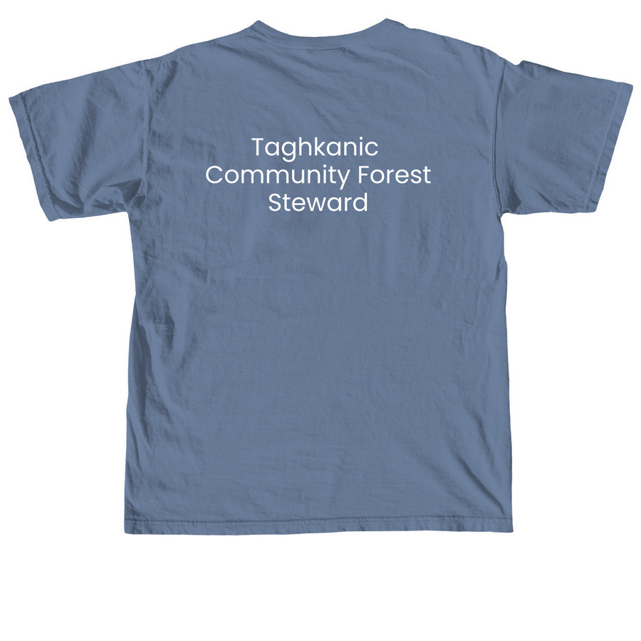 TCF Shirts, a Blue Jean Comfort Colors Unisex Tee (back-view)