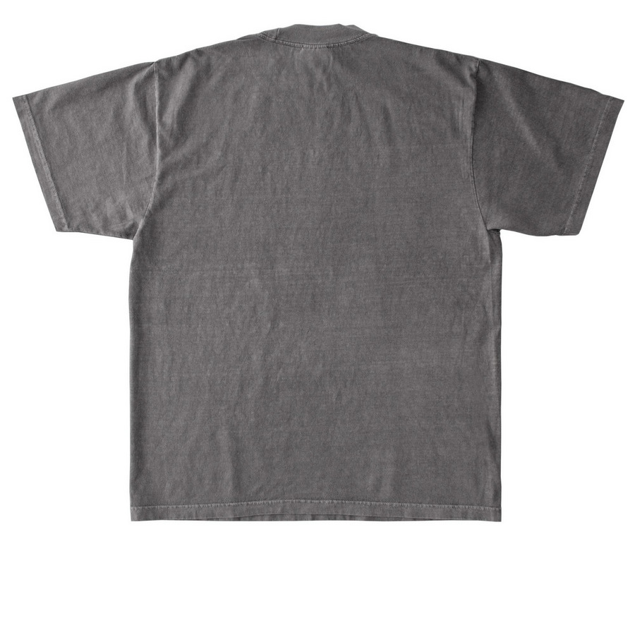Be&nbsp;, a Cement Heavyweight Garment Dye Tee (back-view)