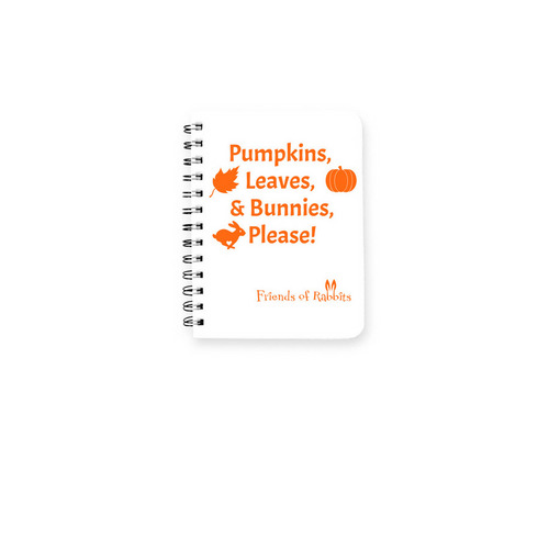 October Merch of the Month Notebooks, a White Spiral Notebook
