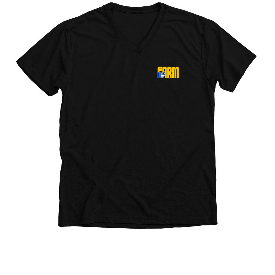 UAF Farm Swag, a Solid Black Blend Premium V-Neck Tee