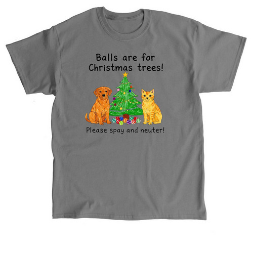 Christmas spay/neuter, a Charcoal Classic Unisex Tee