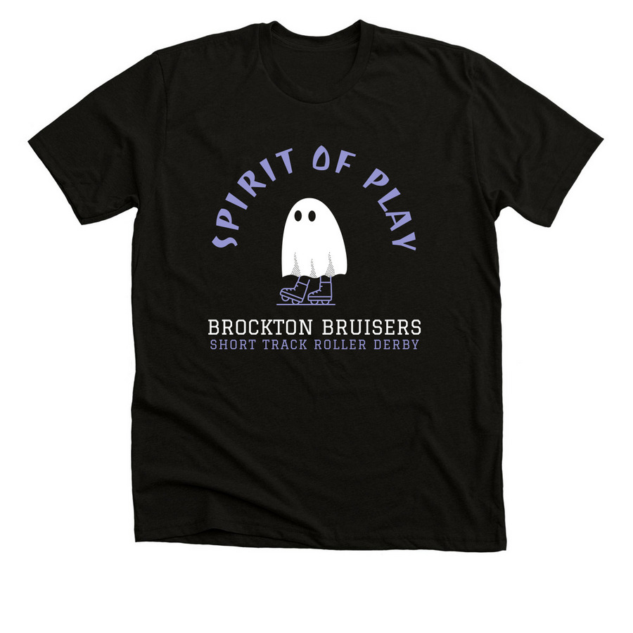 Spirit of Play -Short Track, a Solid Black Blend Premium Unisex Tee