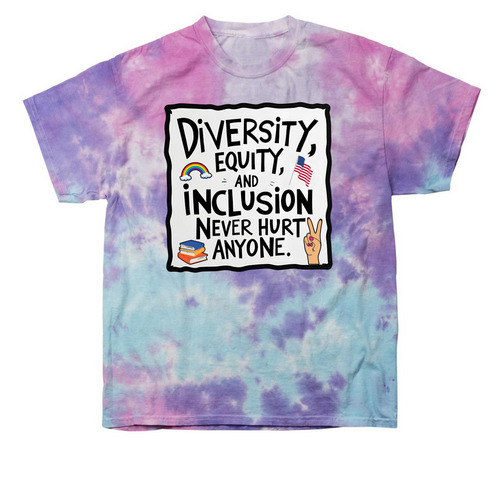 Diversity makes America great!, a Cotton Candy Classic Tie Dye Tee