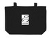 Youth Big Band - Tote Bag, a Black Large Organic Cotton Tote Bag (back-view)