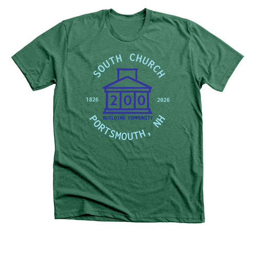 SC 200th | Build a Better World, a Heather Grass Green Premium Unisex Tee