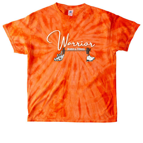 Warrior Blades & Fitness - Trainer, a Orange Classic Tie Dye Tee
