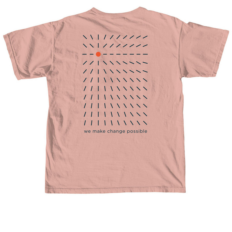 Spring TSM Tee 1, a Peachy Comfort Colors Unisex Tee (back-view)