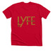 LYFEWOODFONT, a Solid Red Blend Premium Unisex Tee