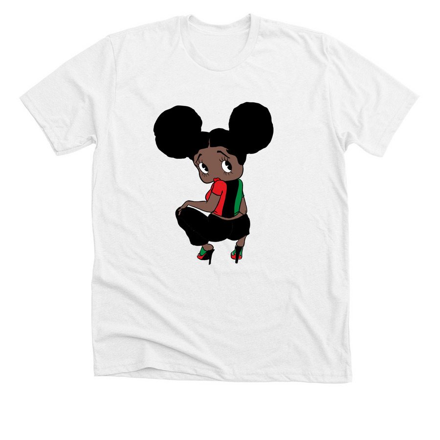Pan African Bop, a Solid White Blend Premium Unisex Tee