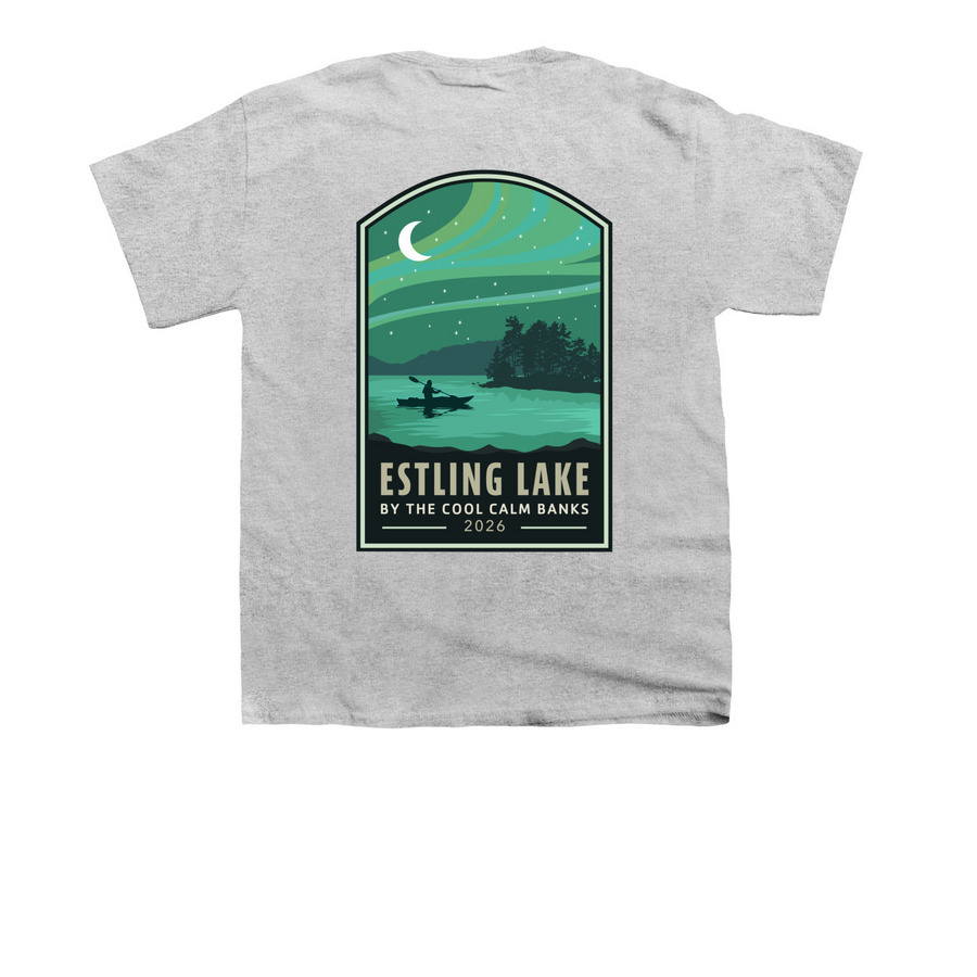 Semiquincentennial Tee (Youth Unisex), a Sport Grey Youth Unisex Tee (back-view)