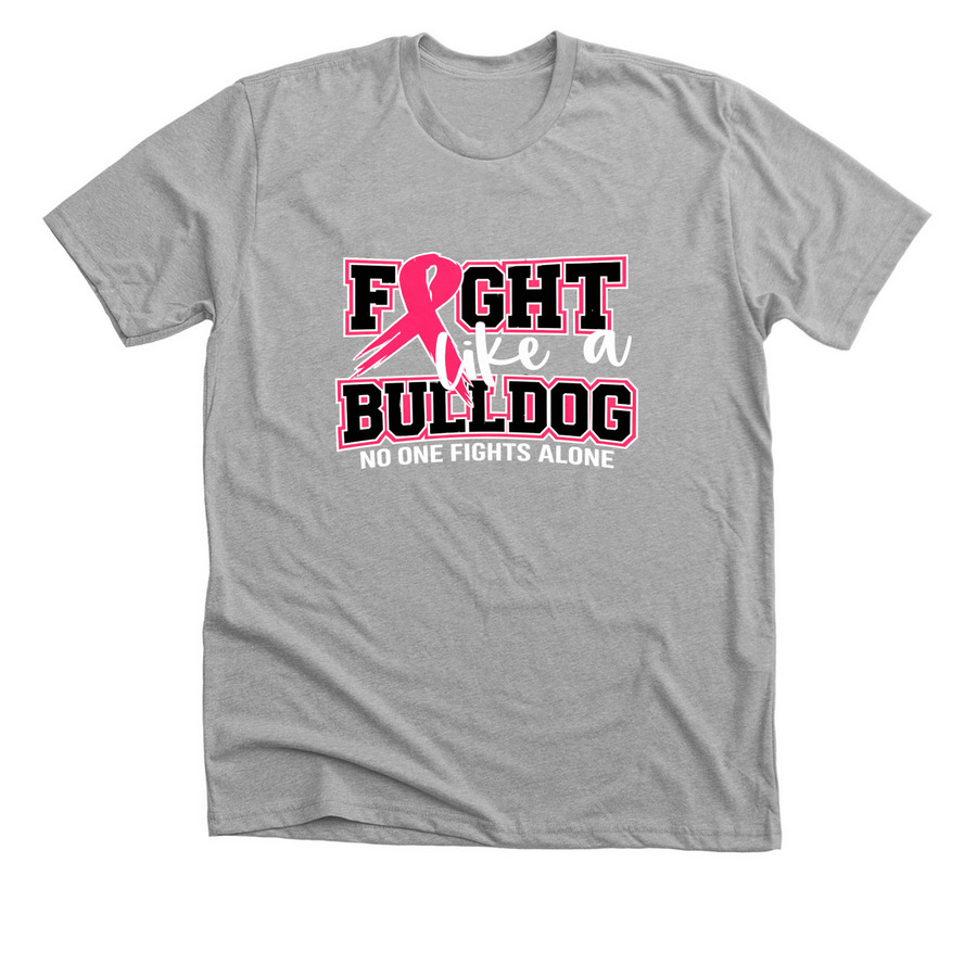 Murphy's Mission: Teach, Fight, Thrive, a Athletic Heather Premium Unisex Tee