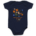 Farmworkers Help Me Grow - Baby, a Navy Infant Onesie