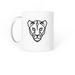 Lioness Community Mugs, a White Coffee Mug (back-view)