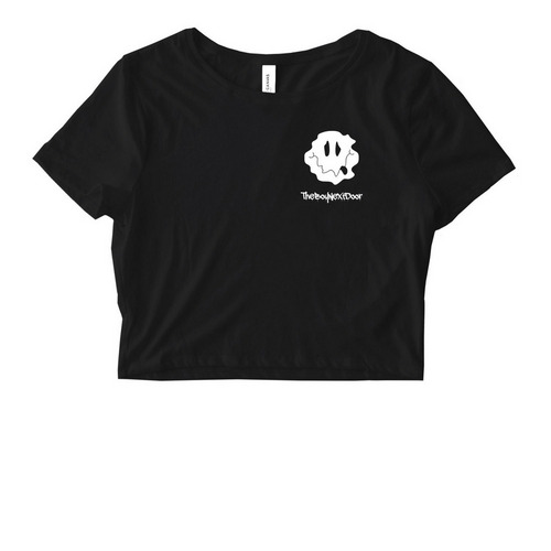 TheBoyNextDoor&nbsp;, a Black Women's Fitted Cropped Tee