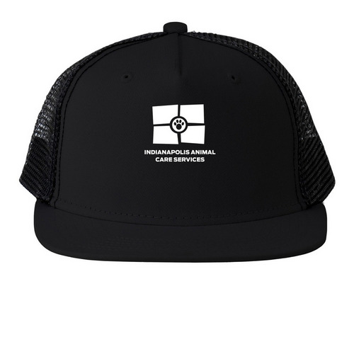 IACS Trucker Hat, a Black Printed Trucker Hat