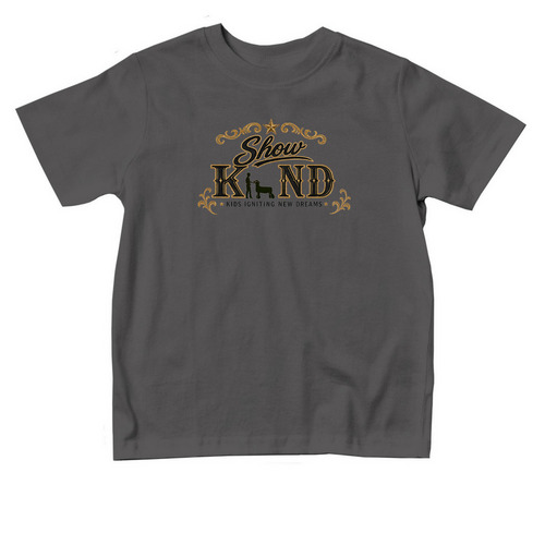 Show Kind, a Charcoal Toddler Tee