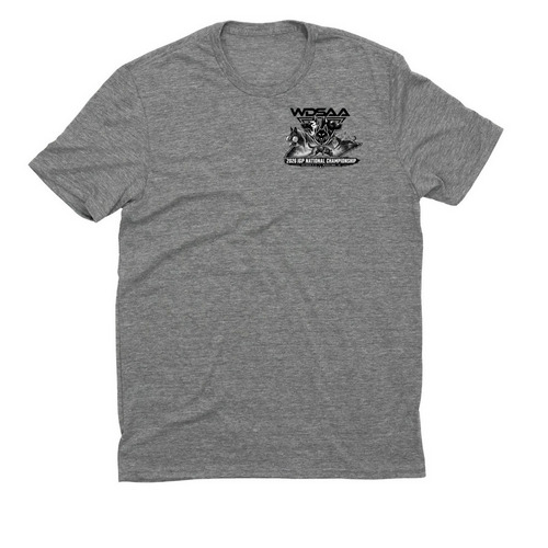 2026 South Regional Championship, a Aluminum Grey Allmade Eco Triblend Unisex Tee