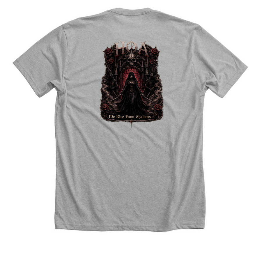 Whimsicals, a Athletic Heather Premium Unisex Tee (back-view)