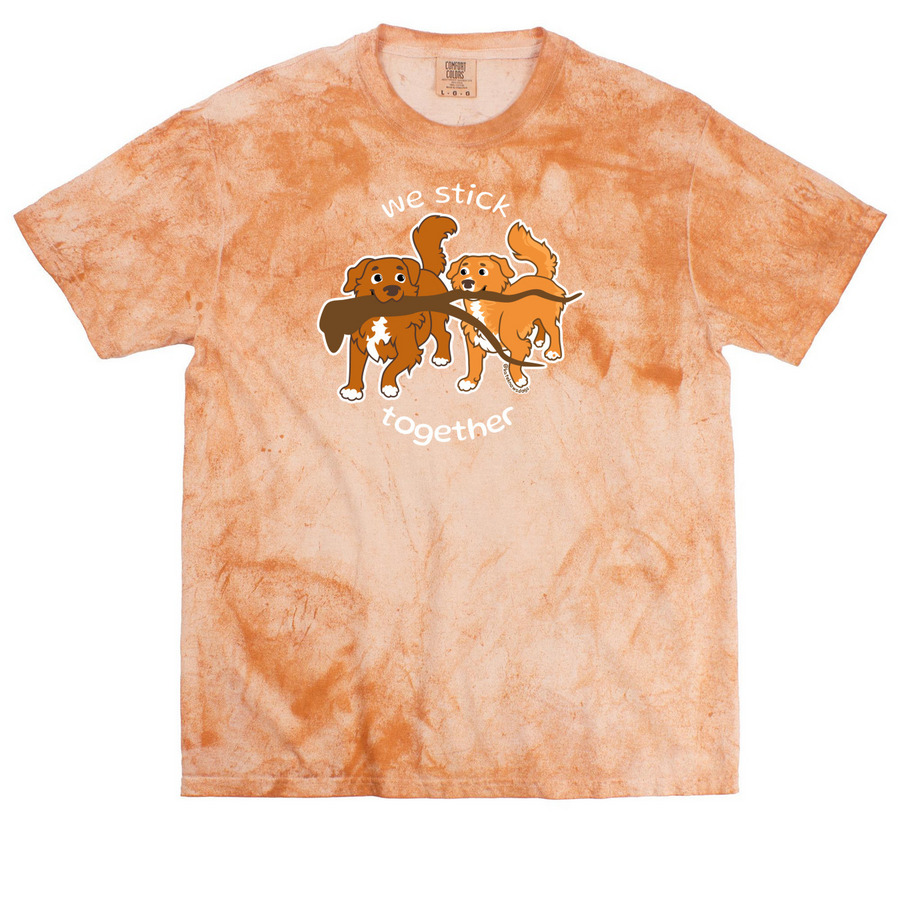 We Stick Together, a Umber Comfort Colors Colorblast Tee