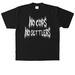 N O &nbsp;C O P S , N O &nbsp;S E T T L E R S 01, a Black Heavyweight Garment Dye Tee