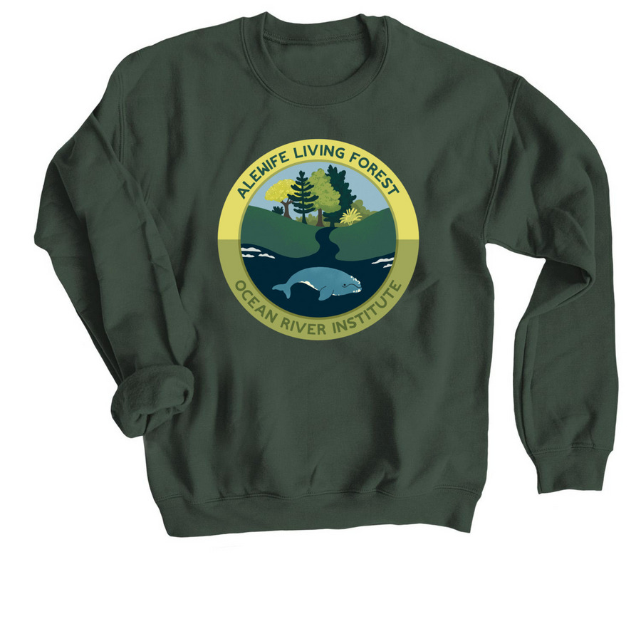 ALEWIFE LIVING FOREST, a Forest Crewneck Sweatshirt