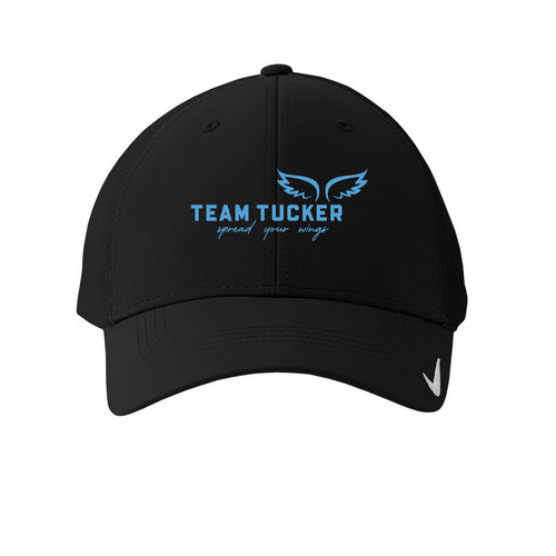 Team Tucker Hats, a Black Printed Nike Dri-FIT Legacy Performance Cap