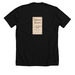 Carolina brights back, a Solid Black Blend Premium Unisex Tee (back-view)