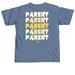 Camp Adam Fisher Parent T-Shirt, a Blue Jean Comfort Colors Unisex Tee (back-view)