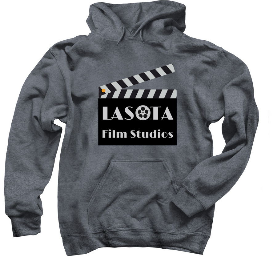 LASOTA Film Studios Hoodie/Crewneck, a Dark Heather Pullover Hoodie