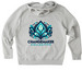 Changemaker Collection, a Cool Heather Grey Stanley/Stella Unisex Cruiser 2.0 Pullover Hoodie (back-view)