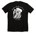 Thank You for Supporting Our Farm, a Solid Black Blend Premium Unisex Tee (back-view)