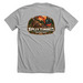 Split Timber Excavator&nbsp;, a Athletic Heather Premium Unisex Tee (back-view)