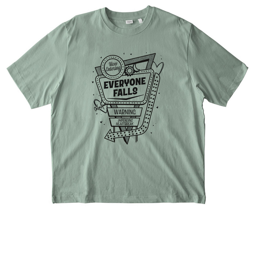 Everyone Falls, a Aloe Stanley/Stella Unisex Freestyler Heavyweight Tee