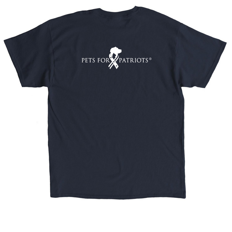 'Merica!, a Navy Classic Unisex Tee (back-view)