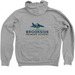 BPS Spirit Wear, a Athletic Heather Zip Up Hoodie (back-view)