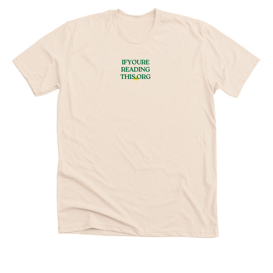Give Your People Flowers, a Heather Soft Cream Premium Unisex Tee