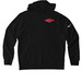 Lion (Red Logo) 2026 - Nike Apparel, a Black Nike Club Fleece Pullover Hoodie