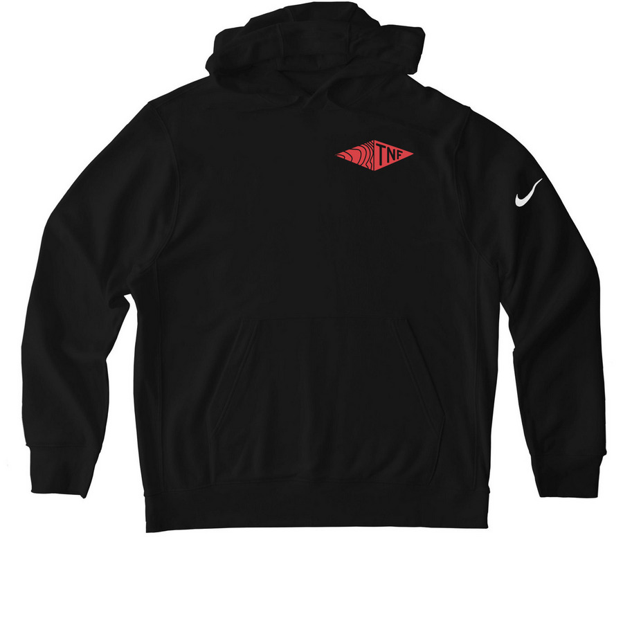 Lion (Red Logo) 2026 - Nike Apparel, a Black Nike Club Fleece Pullover Hoodie