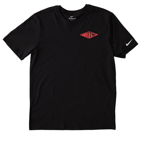 Lion (Red Logo) 2026 - Nike Apparel, a Black Nike Dri-FIT Jersey Blend Performance Tee