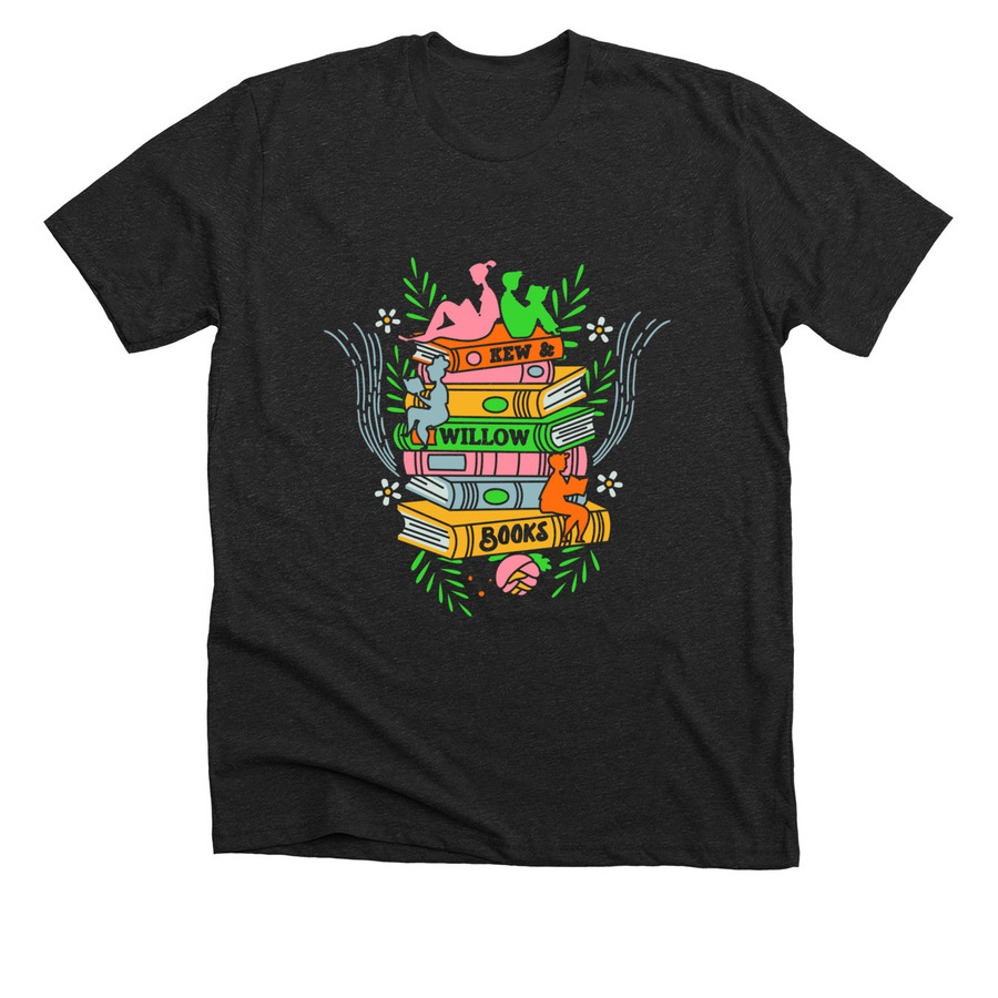 Kew & Willow Books&nbsp;, a Dark Grey Heather Premium Unisex Tee